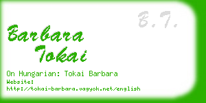 barbara tokai business card